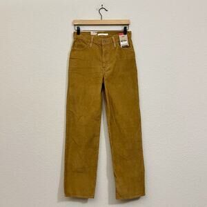 LEVI'S 94 Baggy Pants Camel Brown Corduroy Relaxed Straight 90s NWT